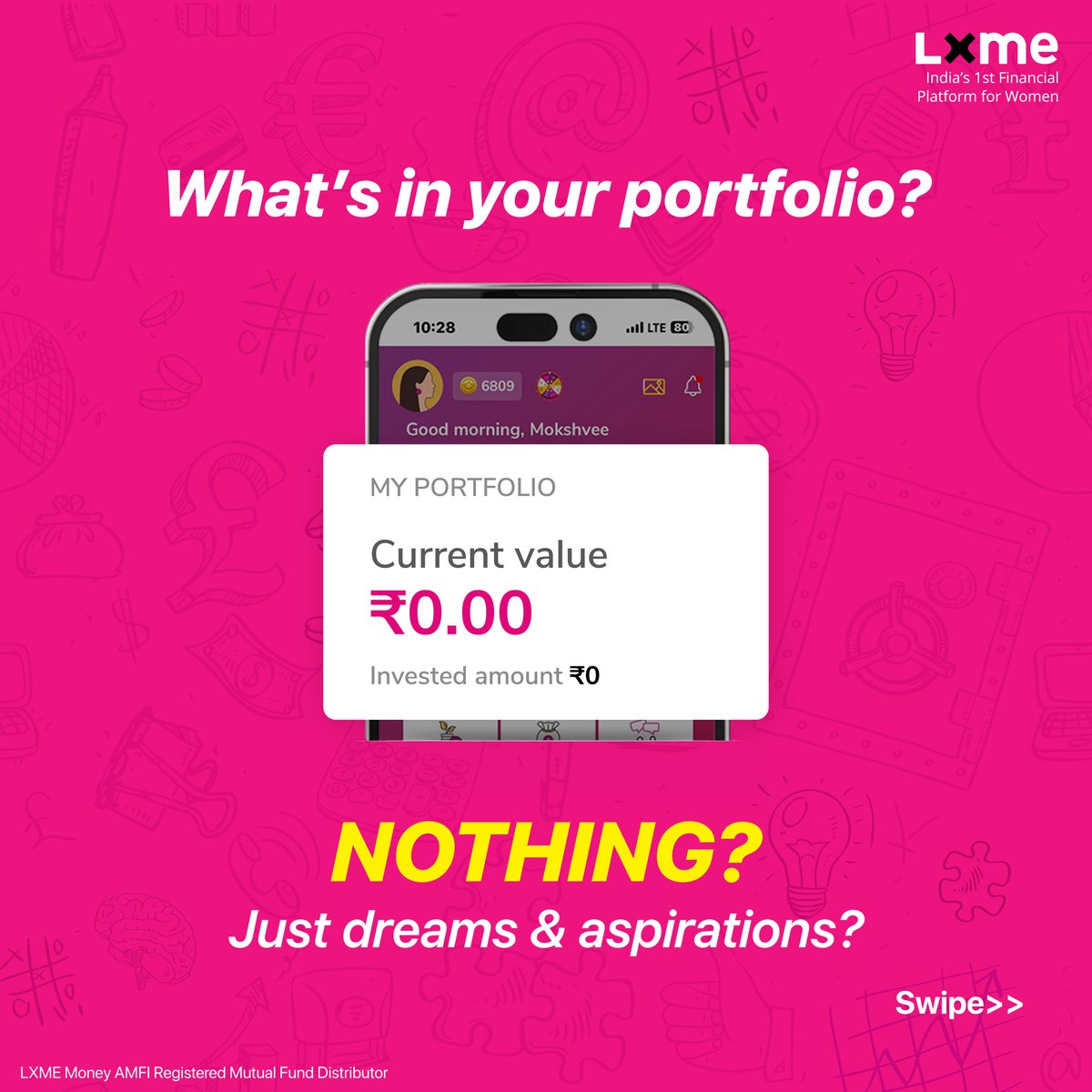 LXMEofficial's tweet image. Tag someone whose portfolio looks like this!😛

Click on the link below to try out LXME’s Financial Security Quiz to start your investment journey with a personal financial plan.💸🚀

lxme.onelink.me/95JV/twitter

#LXME #FSQ #moneymanagement #money #indianstockmarket #portfolio