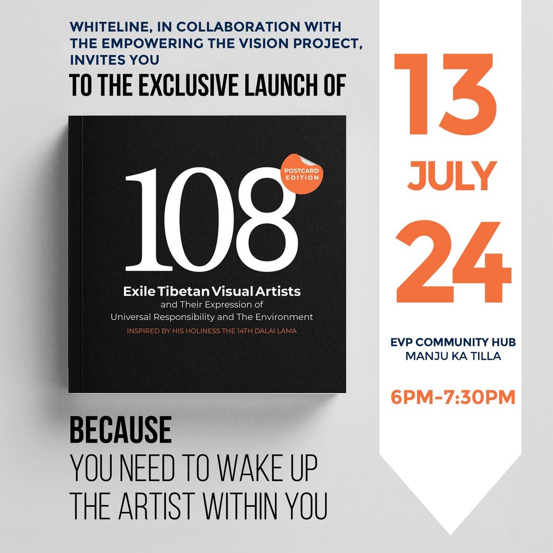 evp2008's tweet photo. Join us at EVP Hub for an exclusive launch event of the postcard book '108 Exile Tibetan Visual Artists and Their Expression of Universal Responsibility and the Environment' Inspired by His Holiness the Dalai Lama.

Venue: EVP Hub
6 PM - 7:30 PM IST
Majnu Ka Tila, Delhi https://t.co/QoEN6eklzh