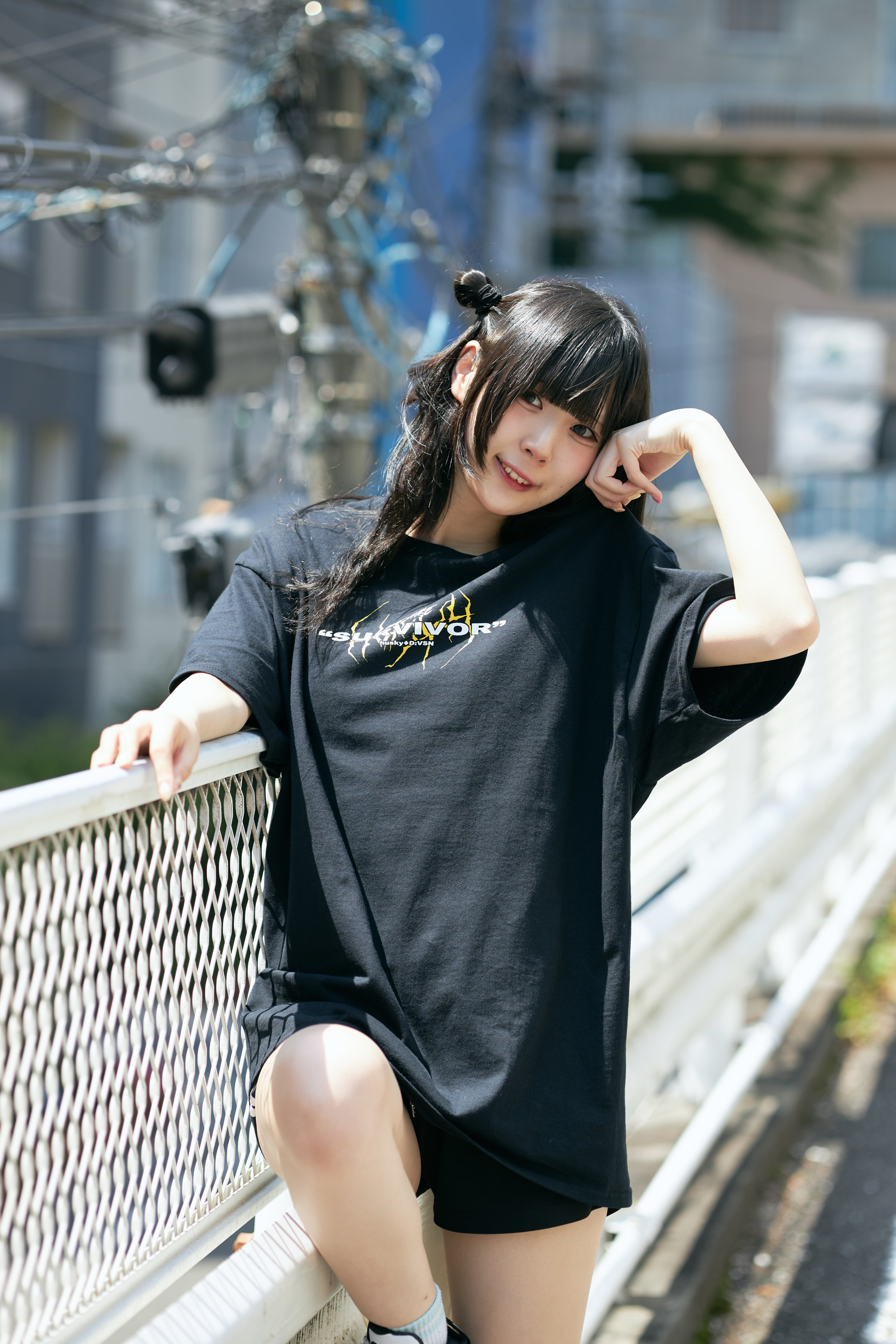 imagesize:2333x3500 モデル 🐺ちくわ、モデルカット解禁！🐺  husky、ゲキクロ1日店長企画第2弾を今週末7月13日（土）開催！ DI:VISIONスペシャル・コラボ・アイテム販売！  https://t.co/4g2qiHsW2Z コラボT2枚購入で2ショット写メ＋サイン、3点購入で ...