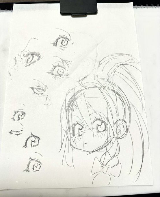 ザカザカ描き…
何枚も描いては捨てを繰り返すだけの日になってしまった… 