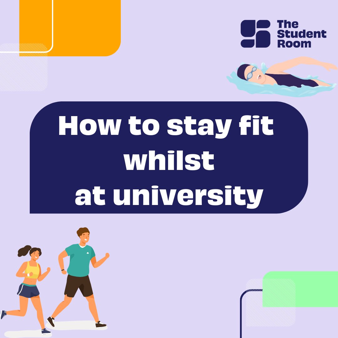 thestudentroom's tweet photo. Balancing studies and staying fit? We've got you covered! 🏋️‍♀️To learn more about the other ways to look after yourself at university, click  here: https://t.co/qHpfwLDflp 
#StayFit #StudentLife  #thestudentroom https://t.co/UCeeeQSPS7