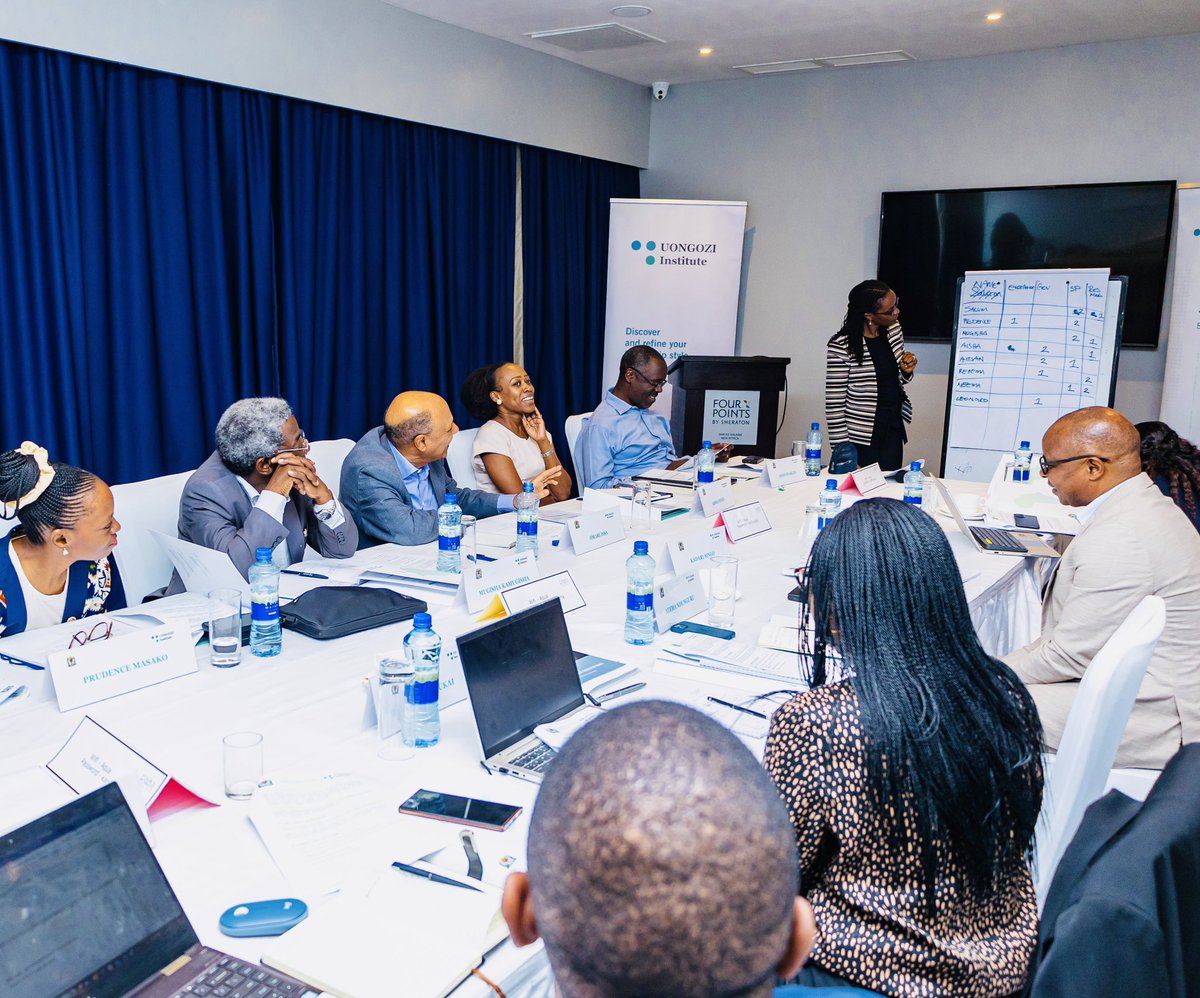 UONGOZI's tweet photo. New product alert! 🚨

Yesterday, we gathered governance and development experts to brainstorm ideas for a new @UONGOZI executive education programme. We cannot wait to see it come to life!

#ComingSoon #Leadership4SDGs https://t.co/H1t9ejHwns