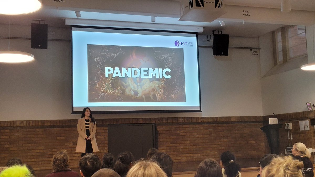 Evelyn Huang <a href="/evelyn_huang_/">Evelyn Huang</a> from <a href="/ChemistryUoM/">School of Chemistry | University of Melbourne</a> <a href="/Bio21Institute/">Bio21 Institute</a> presenting her work on the #tuberculosis pandemic the <a href="/SciMelb/">Science at Melbourne</a> Faculty of Science #3MT Three Minute Thesis Finals