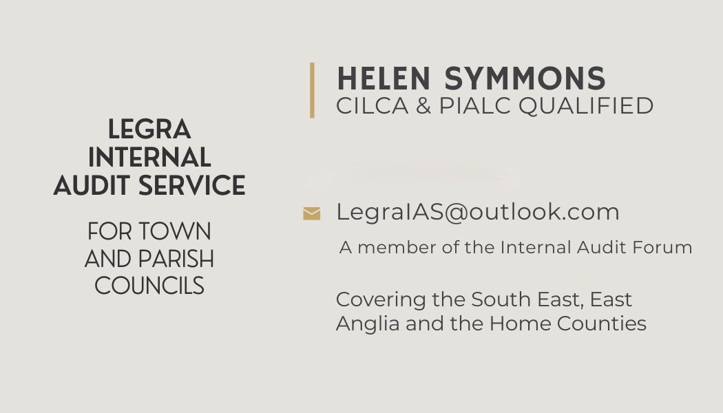 I shall be working for a Parish Council in the New Forest from 22nd July so if any parish or town councils in Hampshire are looking for an internal auditor please do consider me