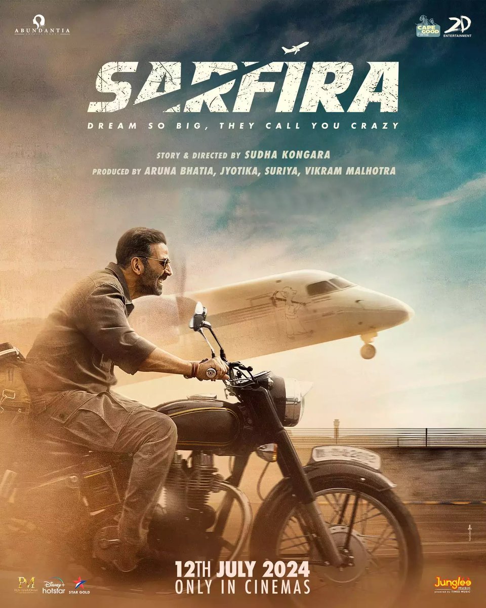 Bhav Dhulia (@dhuliabhav) on Twitter photo Just watched Sarfira and wow, Akshay Kumar absolutely nailed it! Huge props to @sudha_kongara and Vikram Malhotra <a href="/abundantiaent/">Abundantia</a> for telling such an inspirational story and bringing this gem to life. Such an inspiring and powerful film. <a href="/radhikkamadan/">radhikkamadan</a> you were amazing. Just watched Sarfira and wow, Akshay Kumar absolutely nailed it! Huge props to @sudha_kongara and Vikram Malhotra <a href="/abundantiaent/">Abundantia</a> for telling such an inspirational story and bringing this gem to life. Such an inspiring and powerful film. <a href="/radhikkamadan/">radhikkamadan</a> you were amazing.