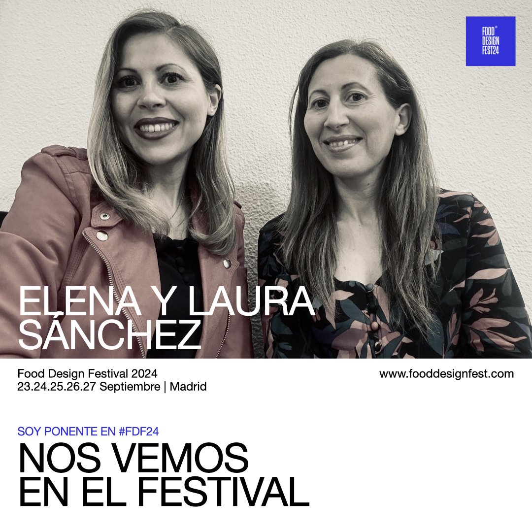 Nos complace anunciar que participaremos como ponentes en la 6ª edición de
Food Design Festival. Os esperamos!!
#FDF24

fooddesignfest.com/tickets/