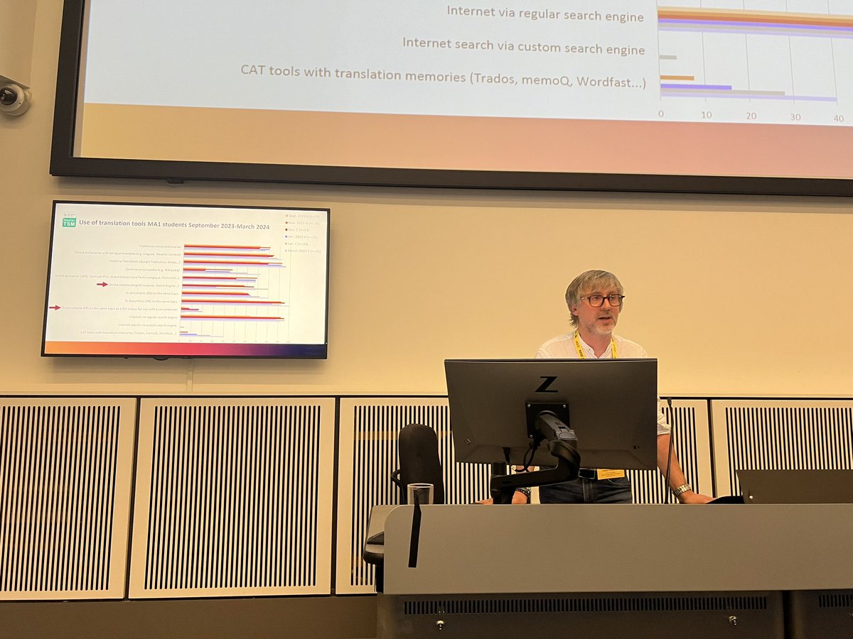 antlabjp's tweet photo. So much happening over the past two days. First, I had the honor of chairing four sessions at #TaLC2024 related to AI. Then, I had the pleasure of co-presenting a paper with @natalie_eloise on our @MLProfiler tool, now including a new cognates feature. #TaLC2024 was so much fun! https://t.co/rqbsdat2xF