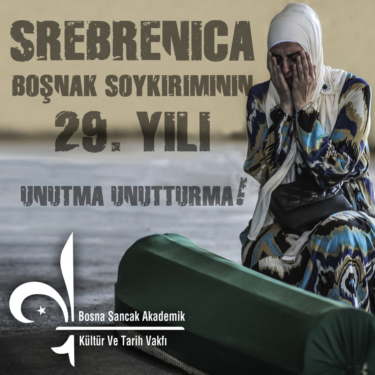 BsaVakfi's tweet photo. “Savaşta büyük zulme uğradınız. Zalimleri affedip affetmemekte serbestsiniz. Ne yaparsanız yapın, ama soykırımı unutmayın. Çünkü unutulan soykırım tekrarlanır." Alija Izaetbegović. https://t.co/raFL5yAiQJ