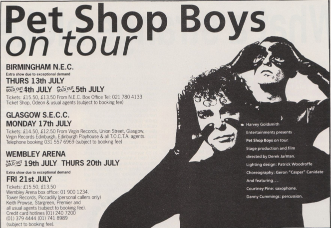 myfizzypop's tweet photo. 35 years ago this week, I was off to my 2nd concert in 1989 - following on from seeing #Bananarama live for the first time a month or so earlier, I got to see #PetShopBoys live at the NEC - the night that made #LeftToMyOwnDevices my all time fave! Was ACE!
https://t.co/EQ8faf6zgy https://t.co/fVLO6bANJv