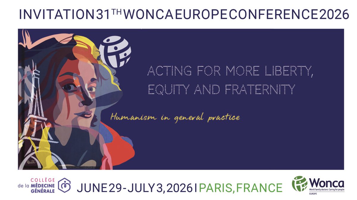 [Agenda] 📆La Conférence <a href="/WoncaEurope/">WONCA Europe</a> aura lieu en France ! Réservez vos dates pour cet événement prévu du 29 juin au 3 juillet 2026 à Paris !
Le Dr Sophie Sun vous dit tout sur ce congrès européen organisé <a href="/LeCollegeMG/">Collège de la Médecine Générale</a>  avec la WONCA Europe, 
👉 youtu.be/nKVwRR0Zng0