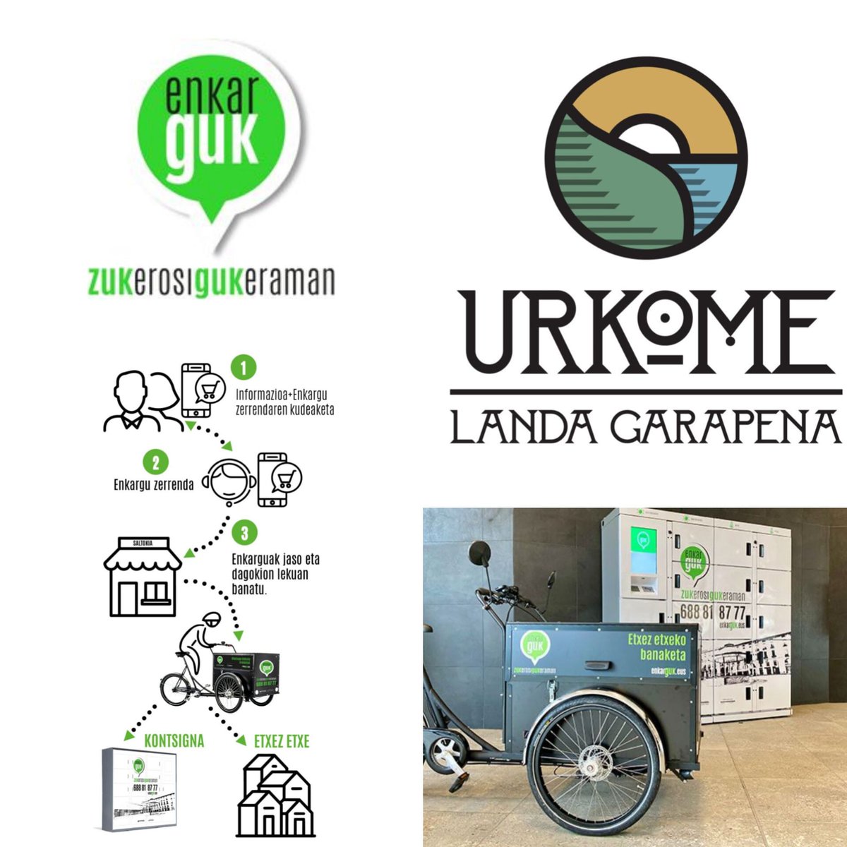 <a href="/enkarguk/">Enkarguk Azpeitia</a> proiektuak, merkataritzako transakzioak modernizatzea + erraztea da, online salmentekin. 16 komertzio + 13 ekoizleekin hasi zen eta gaur 130 komertzio + 17 ekoizle ditu. <a href="/urolakosta/">Urkome urola kosta</a>-k eta beste entitate batzuen lankidetzaren emaitza. 
👉enkarguk.eus

#meneko