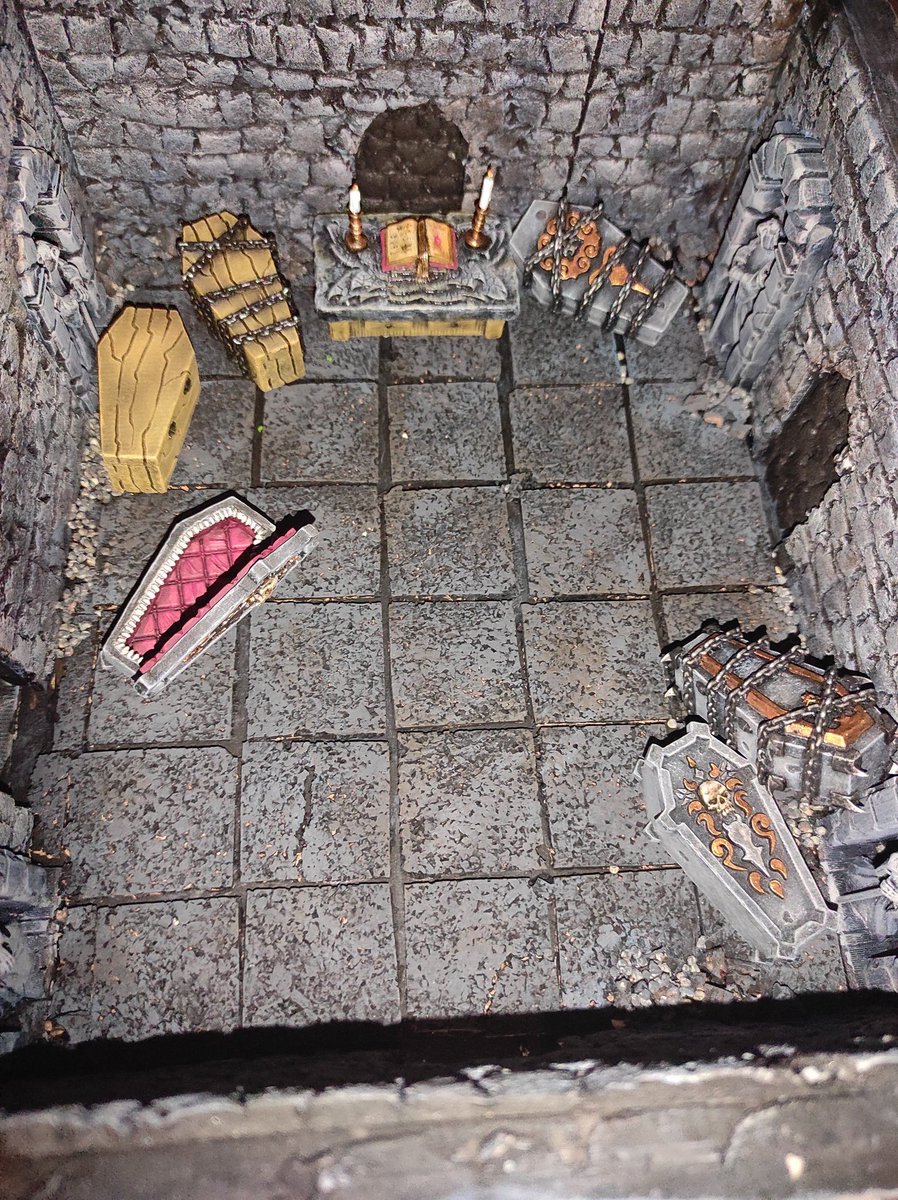 Whisp57's tweet photo. Vampires crypt in the Darkness of the Dungeon https://t.co/TL6BnIh5Zo