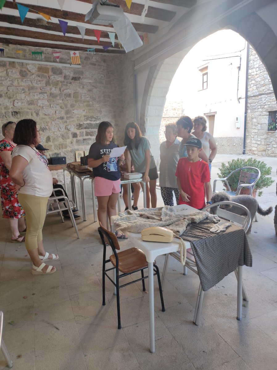 Com_Maestrazgo's tweet image. 1/🤩 El escape room de la #ComarcaDelMaestrazgo &apos;Las olvidadas de Aragón&apos; se celebró ayer en #Cantavieja y #LaCuba con gran éxito de participación en ambas localidades

🗓️ Las próximas sesiones será el miércoles 17 de julio en #LaIglesueladelCid y #Tronchón