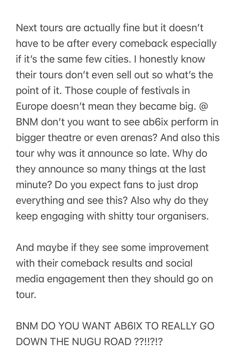 shine6ix's tweet photo. discussion! 

am I being demanding or does bnm really need to change 

share ur opinions too https://t.co/M3hCs2rGGS