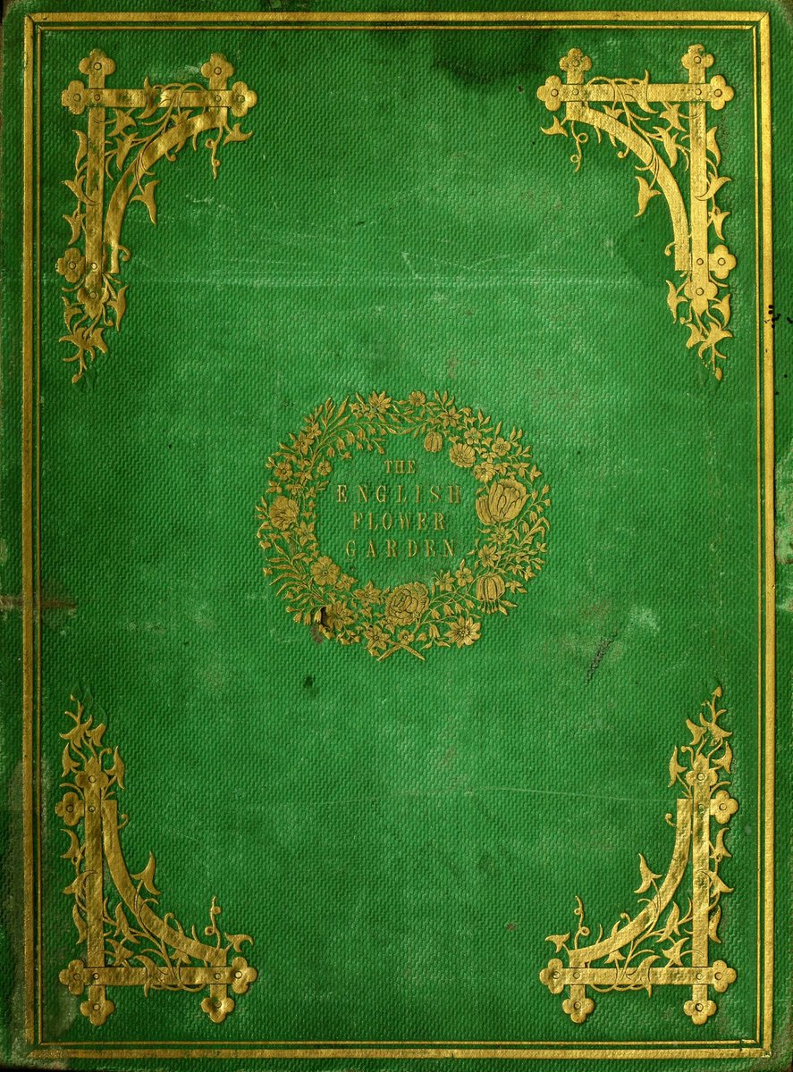 There is a dark secret on our bookshelves. 

The innocently named “The English Flower Garden”, has an eye-catching and beautiful green cloth binding which is infused with poisonous arsenic!