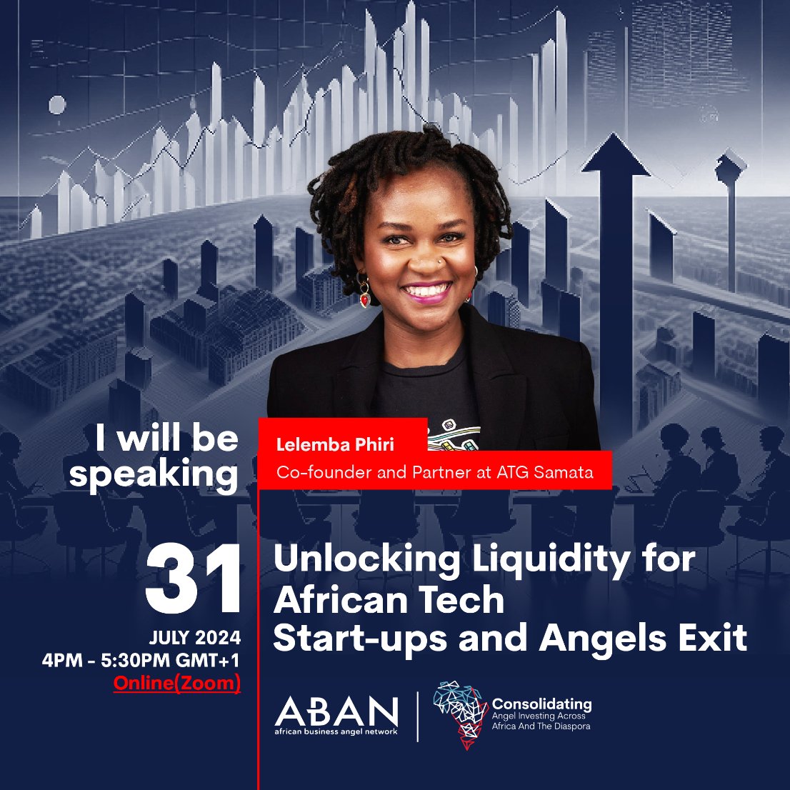 ABAN Angels (@abanangels) on Twitter photo Join us in this #ABANmasterclass to gain valuable knowledge from industry experts like <a href="/Lelemba/">Lelemba C Phiri</a> (Co-founder & Partner at <a href="/AfriTrustGroup/">Africa Trust Group</a>) & explore innovative strategies & key insights to navigate this complex landscape.
Register👉bit.ly/3XU2rZt to be part of the event! Join us in this #ABANmasterclass to gain valuable knowledge from industry experts like <a href="/Lelemba/">Lelemba C Phiri</a> (Co-founder & Partner at <a href="/AfriTrustGroup/">Africa Trust Group</a>) & explore innovative strategies & key insights to navigate this complex landscape.
Register👉bit.ly/3XU2rZt to be part of the event!