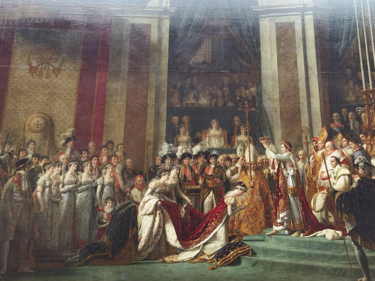 ナポレオン1世の戴冠式と皇后ジョセフィーヌの戴冠』 ルーブル美術館と