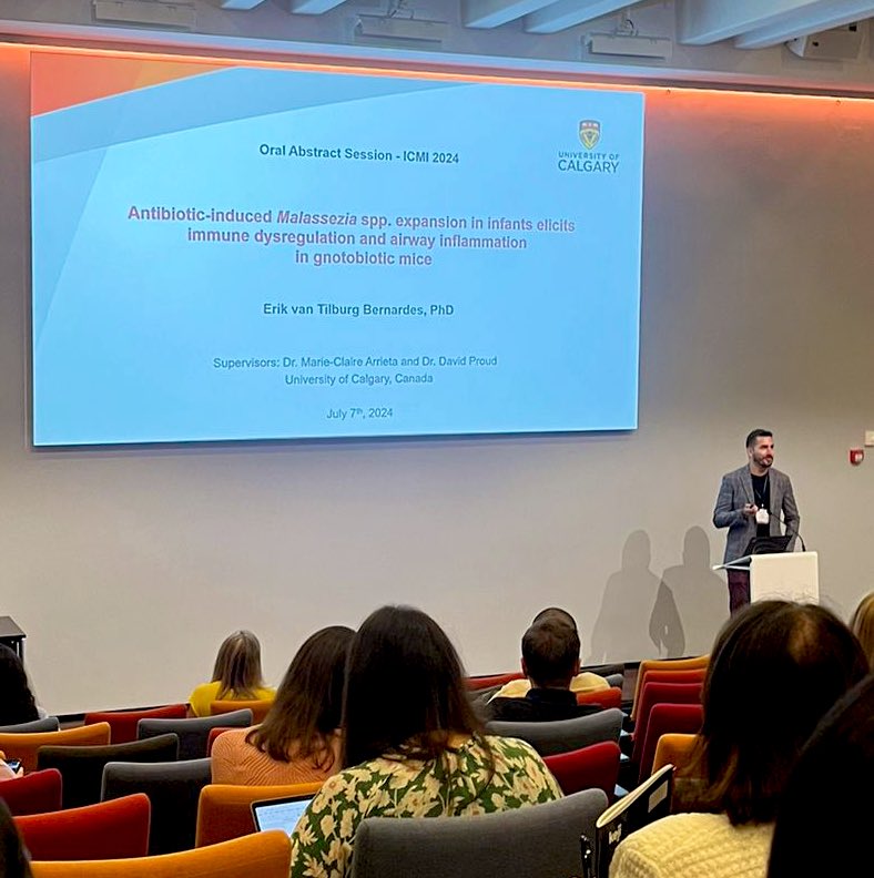 Erik van Tilburg Bernardes (@erikvtb) on Twitter photo This week i had the pleasure to present my PhD work with <a href="/ArrietaLab/">Marie-Claire Arrieta</a> at the Intertissue Immune Regulation oral abstract session at #icmi2024. Really glad for all the interactions, feedback, and running into so many friends. This week i had the pleasure to present my PhD work with <a href="/ArrietaLab/">Marie-Claire Arrieta</a> at the Intertissue Immune Regulation oral abstract session at #icmi2024. Really glad for all the interactions, feedback, and running into so many friends.