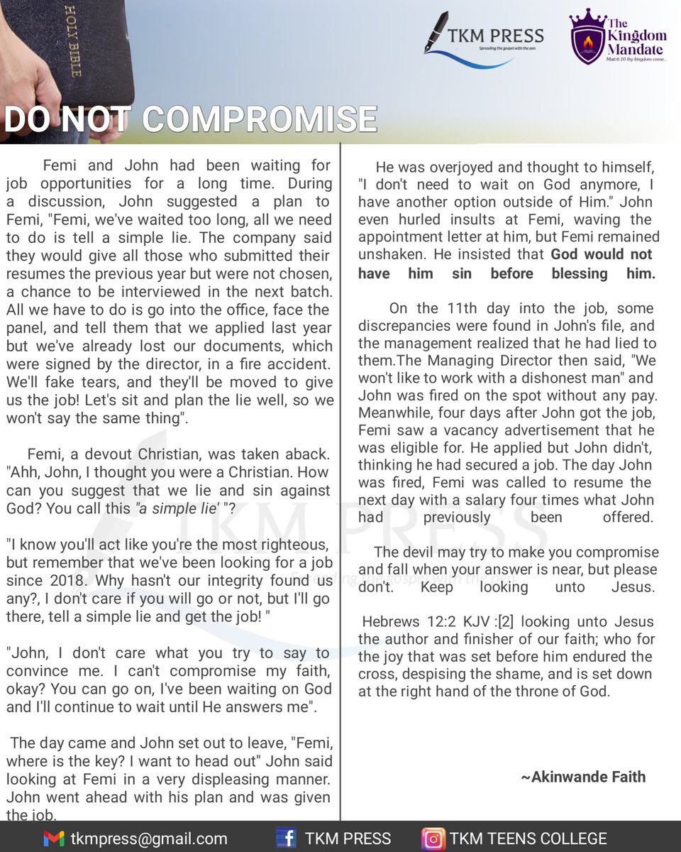 Tkmteenspress's tweet photo. #donotcompromise
#spreadingthewordwiththepen
#tkmpress https://t.co/smsVLRzlQq