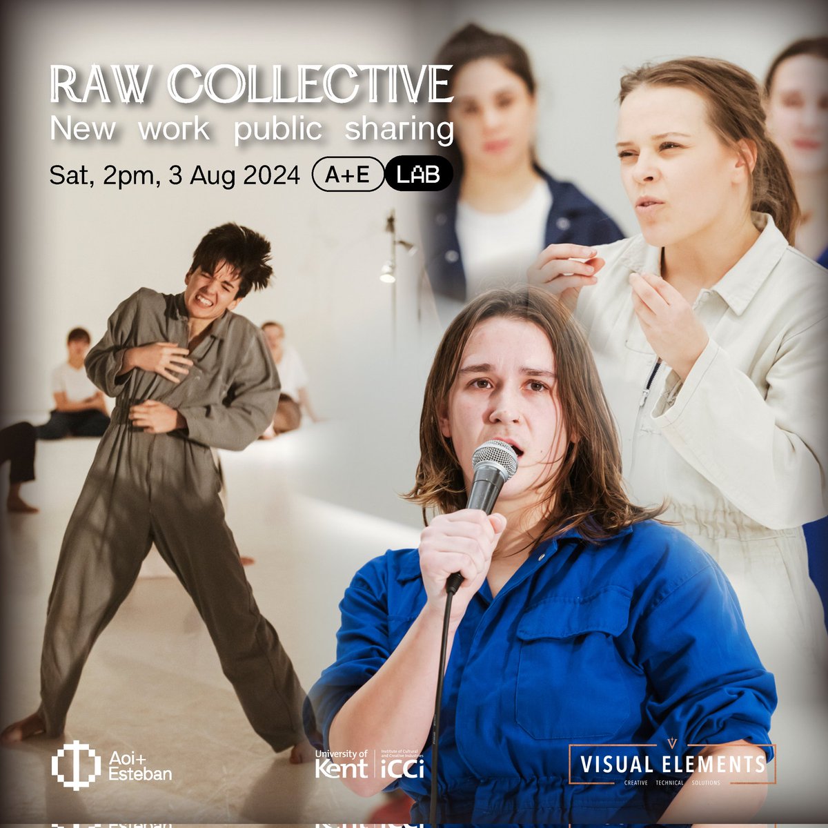 New Dance Work-In-Progress By R.A.W. Collective at A+E Lab 💃
Come witness the emergence of young dance artists. With their first piece, the R.A.W. Collective wants to share their vulnerability and use movement to expose who they are as humans. More info: tickettailor.com/events/ae/1317…
