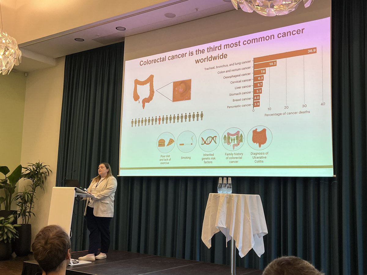 Eóin McNamee (@e_mcnameelab) on Twitter photo Brilliant #ICMI2024 congress this year in 🇩🇰 | our labs 1st international conference together, 3 poster presentation and <a href="/Ciara__Flynn/">Ciára Flynn</a> presenting her PhD thesis on #microRNA control of #colorectalCancer | #proudPI Brilliant #ICMI2024 congress this year in 🇩🇰 | our labs 1st international conference together, 3 poster presentation and <a href="/Ciara__Flynn/">Ciára Flynn</a> presenting her PhD thesis on #microRNA control of #colorectalCancer | #proudPI