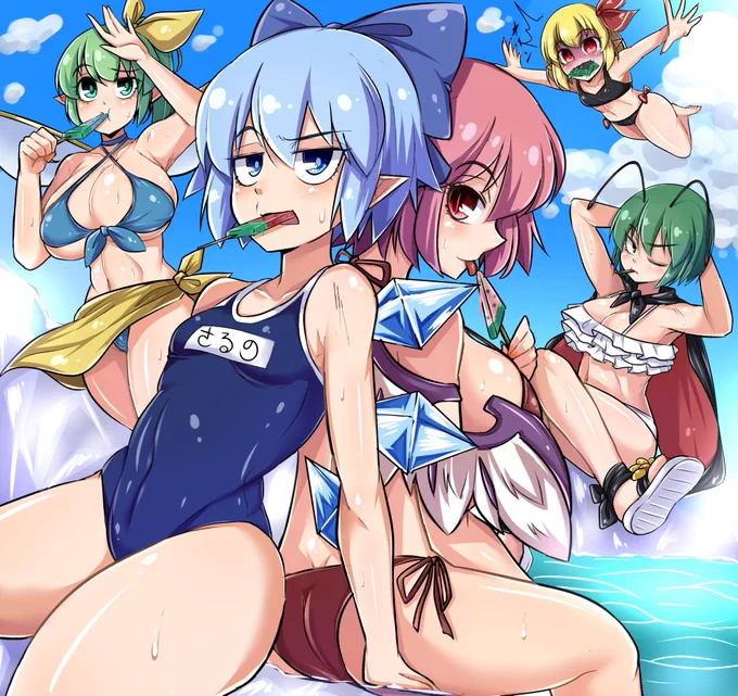 もう、夏か。去年の夏に描いたバカルテッド+を再掲。#画像だけで夏を感じさせる選手権 