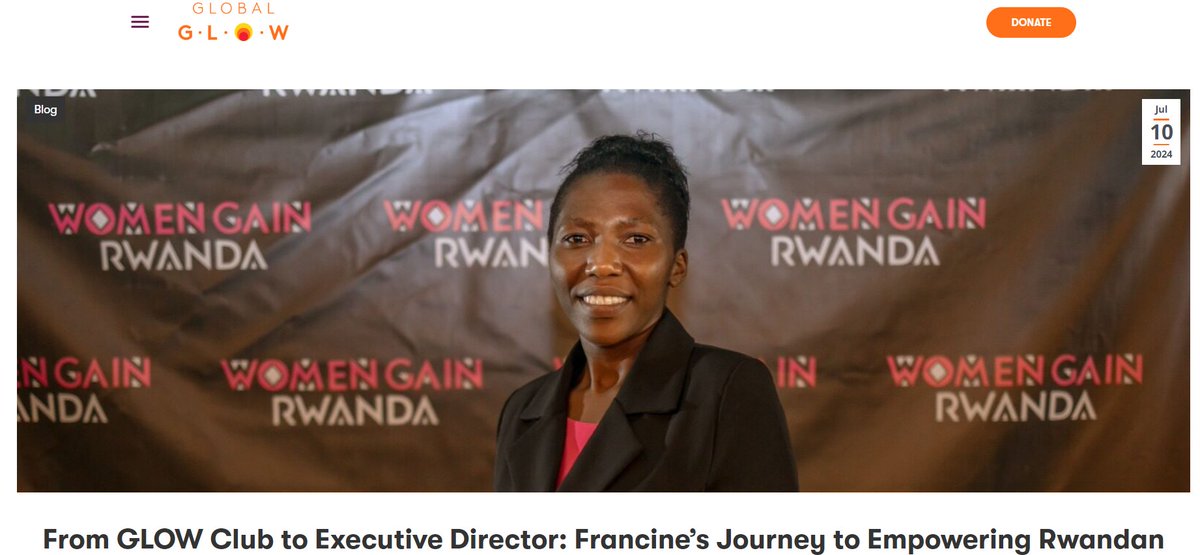 NIYIRORA Christian (@niyirorachris) on Twitter photo “Know that all great things take time. In the process of making an impact, be ready to accept challenges" <a href="/FrancineLeads/">Francine Ingabire</a> said.
✍️Read her interesting journey titled: From GLOW Club to Executive Director: Francine’s Journey to Empowering Rwandan Women.
▶️globalgirlsglow.org/from-glow-club… “Know that all great things take time. In the process of making an impact, be ready to accept challenges" <a href="/FrancineLeads/">Francine Ingabire</a> said.
✍️Read her interesting journey titled: From GLOW Club to Executive Director: Francine’s Journey to Empowering Rwandan Women.
▶️globalgirlsglow.org/from-glow-club…