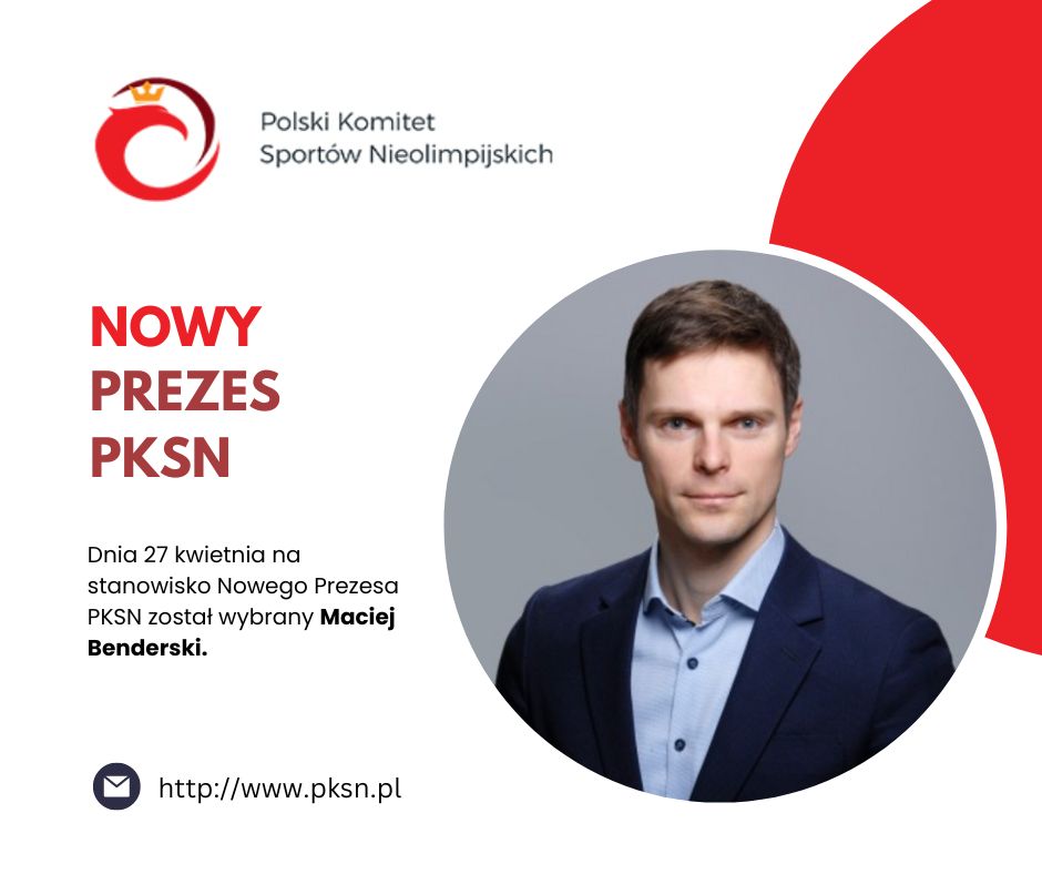 Nowy Prezes PKSN, Maciej Benderski nie boi się zmian! Planuje gruntowne  zmiany i rozwój organizacji. Cele obejmują m.in.: poprawę sytuacji sportów nieolimpijskich poprzez zmianę ustawy o sporcie oraz umocowanie PKSN w ustawach. Zobacz jakie!