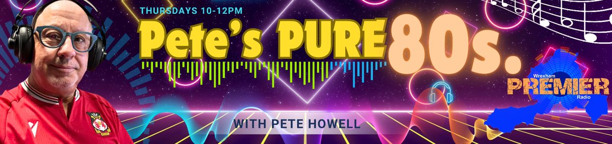 Join Pete’s Pure ‘80s show at 10 AM on Premier Radio: great music from the best decade for music ever, plus lots of trivia and facts behind the famous ‘80s tunes and bands
Online - On your Smart Speakers - And on DAB