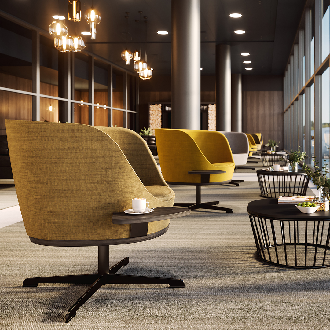 The Connection Dixi range combines striking design with all-round privacy, making it ideal for open areas. Available in multiple colours and fabrics.

Learn more: connection.uk.com/product/dixi/