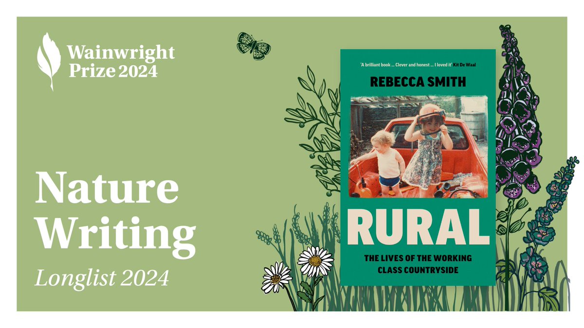 William Collins Books (@wmcollinsbooks) on Twitter photo Huge congratulations to <a href="/beckorio/">Rebecca Smith</a>!
RURAL has been longlisted for the 2024 @WainwrightPrize for Nature Writing 💚 Huge congratulations to <a href="/beckorio/">Rebecca Smith</a>!
RURAL has been longlisted for the 2024 @WainwrightPrize for Nature Writing 💚