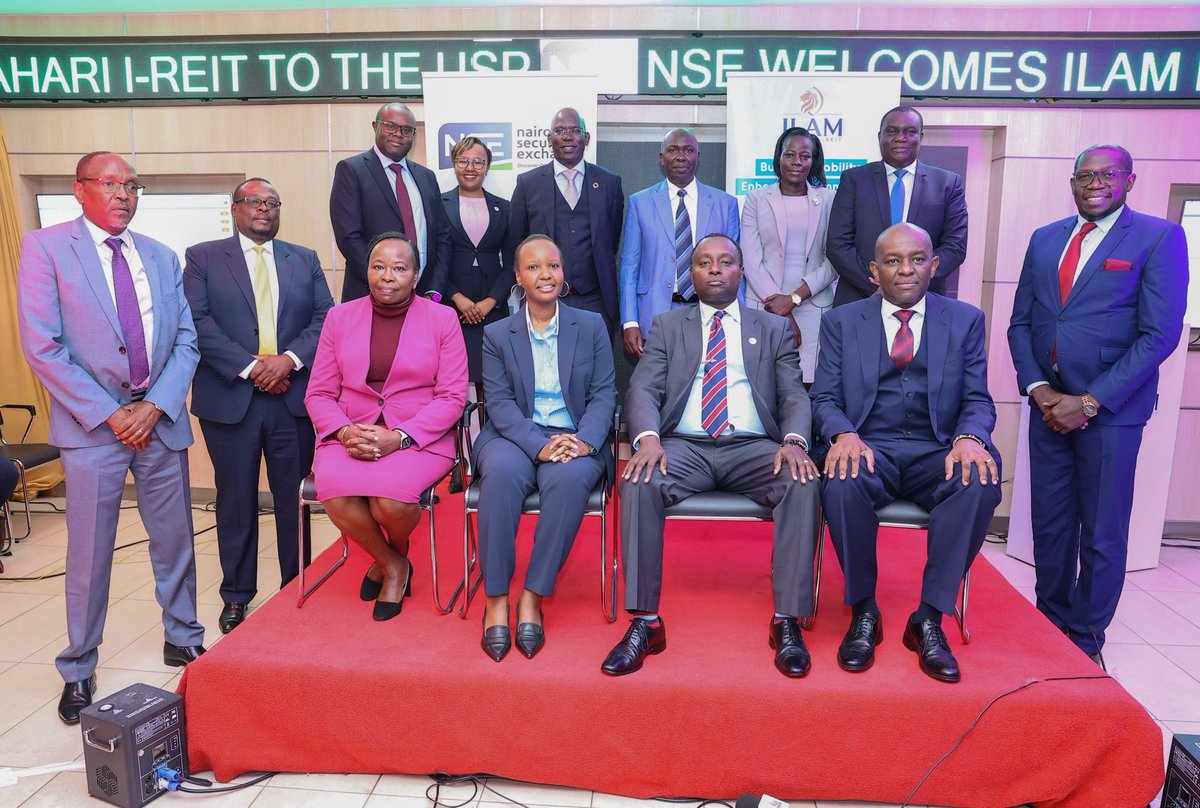 REITsKenya's tweet image. Yesterday @ILAMReit and the @NSE_PLC  celebrated the lauch of the ILAM Fahari I-REIT to the Unquoted Securities Platform. 
We commend ILAM for this accomplishment, a true testament to their endeavours in shaping the future of real estate investment in the region.

#ILAMUSPLISTING