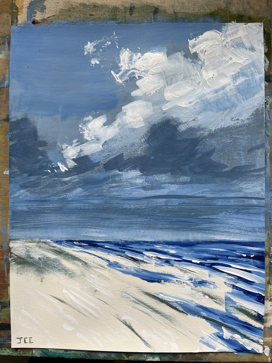 CharlesCrawshaw's tweet photo. A4 acrylic on paper. £30 unframed or £40 framed. DM for enquiries. #art #painting #seascape #ocean #artist #landscape  #artgallery #onlineart #acrylic #Cornwall #Cornwallart #Cornishcoast https://t.co/oomE3NxULG