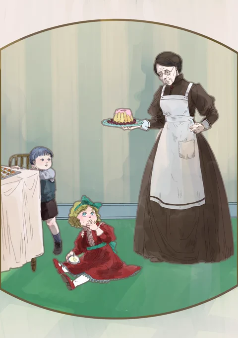 子供描くのも好きだし……おじさん描くのもすきだし……おばあちゃんも描く……