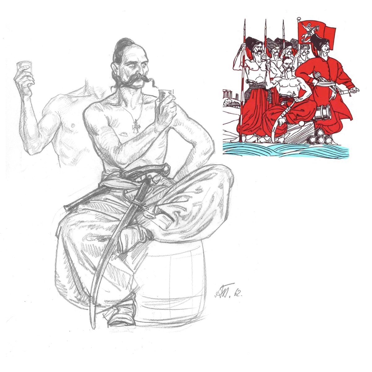 Допомогаю @iwasigraslov зібрати на 20 дронів для 95-ї дшб. Та з вдячністю за вашу допомогу розігрую копії підготовчих малюнків Анатолія Базилевича до легендарного видання Енеїди 1968 року.

Участь в розіграші – донат від 300 грн.
Автор найбільшого донату гарантовано забирає