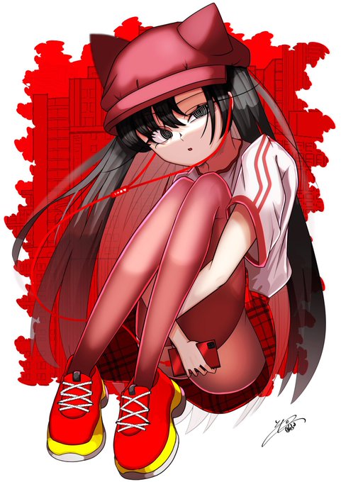 グッズの女の子

手癖で描きました 