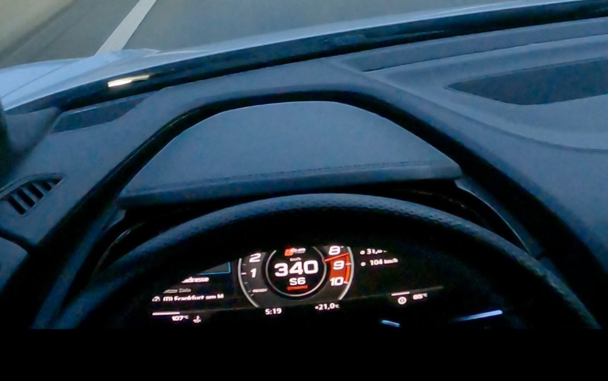 BagrintsevAlex's tweet photo. I did it! New top speed record.
#audi
#r8
#v10
#quattro
#naturallyaspirated
#performance
#sport
#germany
#deutschland
#autobahn
#nospeedlimit
#340kmh https://t.co/zWbaCrfzmi
