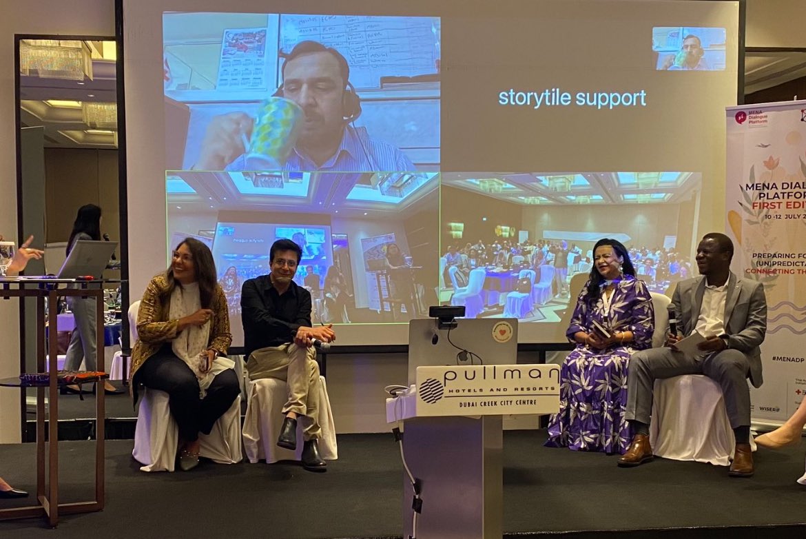 Im_humanitarian's tweet photo. 1st #MENA Dialogue Platform on Anticipatory Humanitarian Action: "Preparing for the (un) predictable: Connecting the dots."

Experts from @UNFPA, @ifrc, @UNOCHA, and @WFP_MENA shared their unique approaches to Anticipatory Action.#MENADP #HumanitarianResponse #AnticipatoryAction https://t.co/8TtIpgs48H