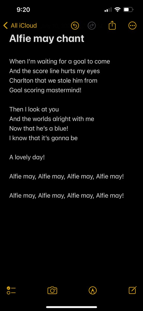 JoshWalks_'s tweet photo. To the tune of lovely day by bill withers - chant for Alfie may https://t.co/yJTpCuVasF