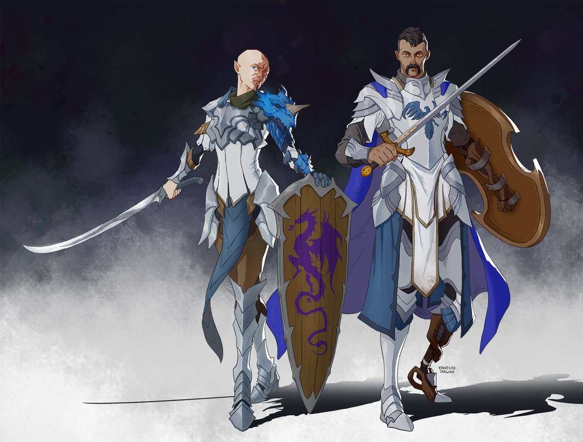 Hello! #PortfolioDay✨ 

I'm Ernesto a freelance character artist. Interested in TTRPG and Boardgames work.

Contact me at ernestoirawan@gmail.com