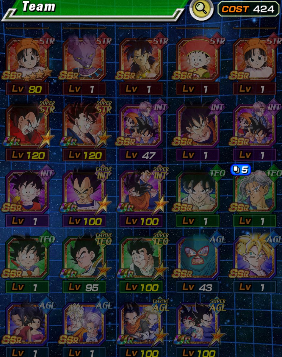 Gonalopint19527's tweet photo. Somehow I was able to get everyone in the carnival banner-
EXCEPT FOR GOGETA?!
How did I even get Paragus 7 times…
I didn’t even have a single LR from the carnival banner up until now.
Any of you got luckier?

#Dokkan9thAnniv https://t.co/cAg2Ce3fR0