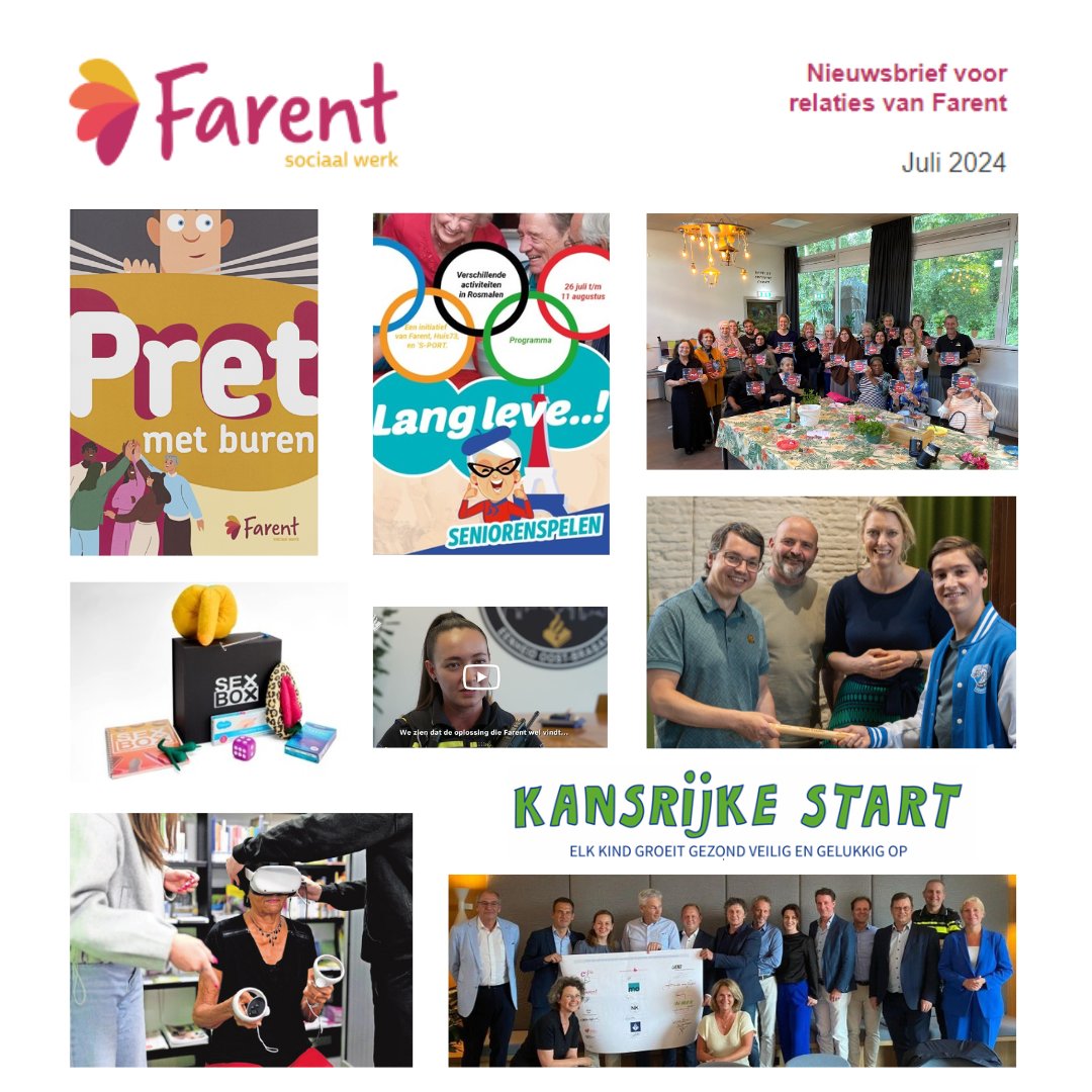 𝗙𝗮𝗿𝗲𝗻𝘁 𝗡𝗶𝗲𝘂𝘄𝘀𝗯𝗿𝗶𝗲𝗳 𝗷𝘂𝗹𝗶 𝟮𝟬𝟮𝟰
Nieuws over de seXbox, Lokale Coalitie Kansrijke Start, Eten uit de Buurt, Samenwerking CIT en Politie, Lang Leve Seniorenspelen Rosmalen. En nog meer nieuws.
Lees hier: bit.ly/45Z9UZx