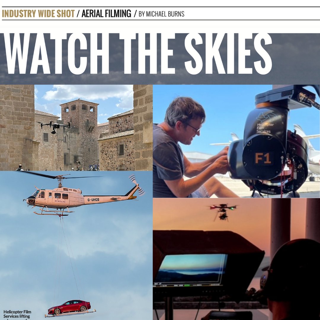Great to be featured in #BritishCinematographer’s latest 'industry wide shot,' which takes a dive into #aerial cinematography’s current popularity. Big thanks to Michael Burns for interviewing our CEO and Aerial DoP, Jeremy Braben Assoc BSC. #Drones #Helicopter #HelicopterFilm