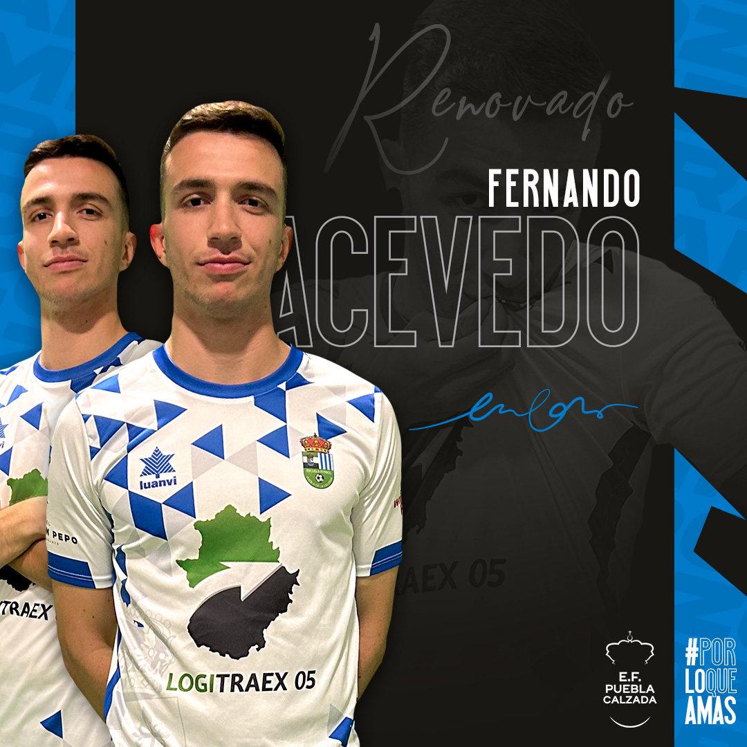 PueblaEF's tweet photo. ☑️ #Oficial: 🆕 #𝗥𝗘𝗡𝗢𝗩𝗔𝗖𝗜𝗢́𝗡  
🤝 Nuestro canterano, @FernandoAceved5, seguirá siendo una pieza clave en el mediocentro.

Físico, buen juego aéreo y excelente destructor. Su gol en Gévora guió el camino a #3ªRFEF.

🫶 #PorLoQueAmas  
💪 #VMP | #EFP 'A' 🔵⚪ https://t.co/Nl5HMmxA7n