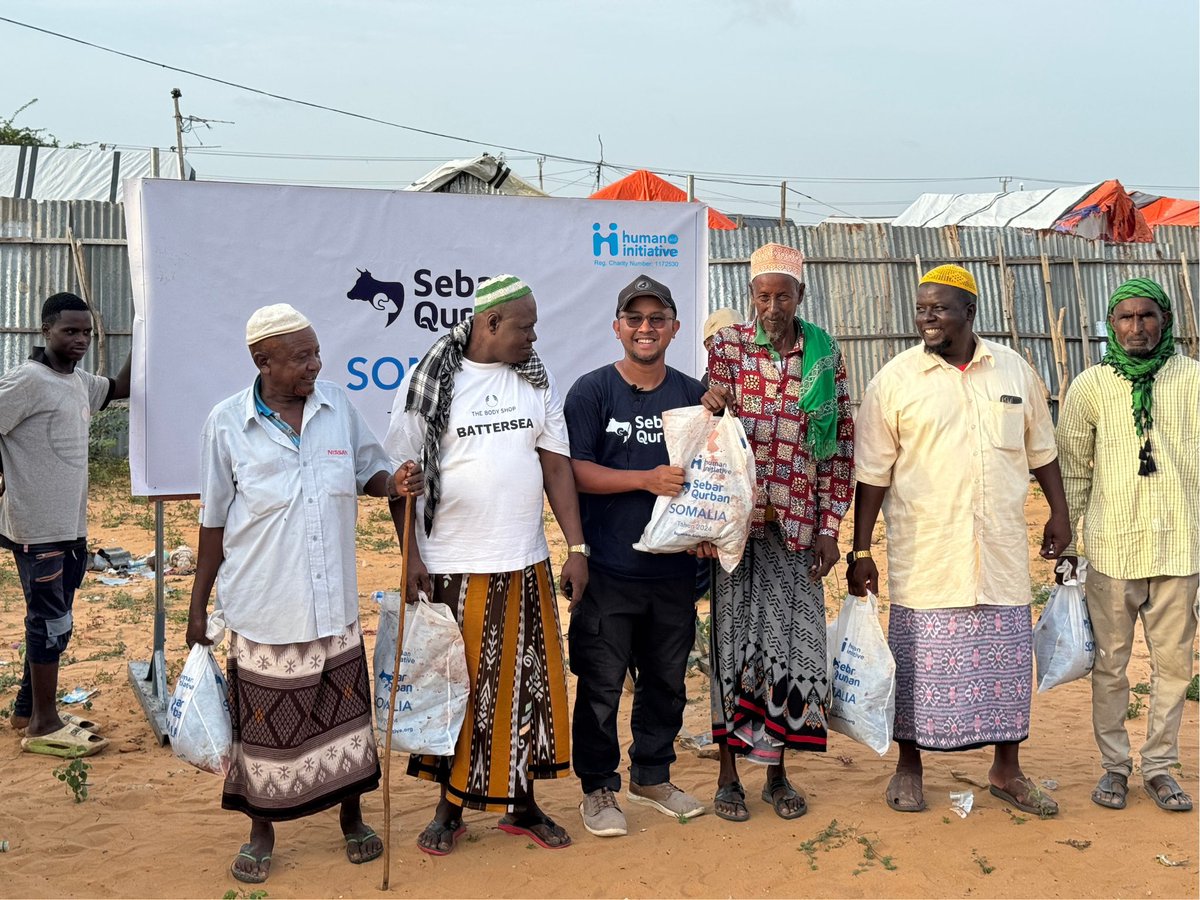 Qurbani Meat Distribution in Somalia. 
Your donations made sure that thousands of people, in Indonesia and Africa, enjoyed fresh and nutritious meals this Eid. Something for us all to smile about! Alhamdulillah.