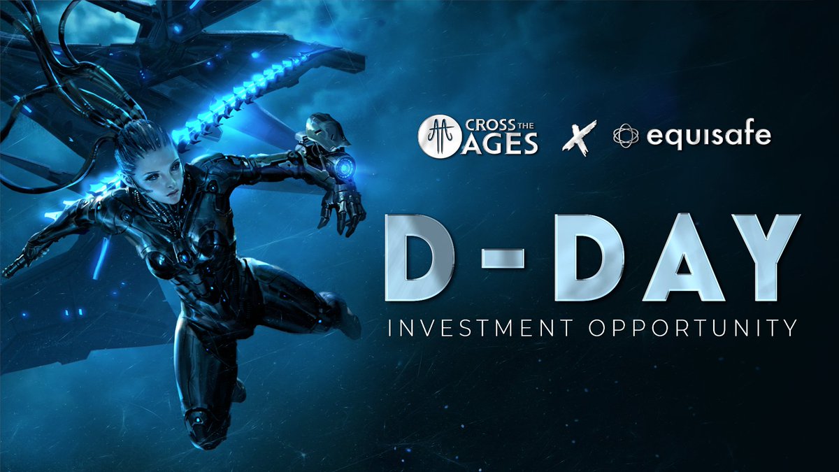 🎉 TODAY is the Day! Investment opportunity - CTA bonds in partnership with Equisafe 

CROSS THE AGES and EQUISAFE have teamed together to bring you this unique opportunity to invest in the foundations of ReVerse, the innovative concept bring Real world Assets into the virtual