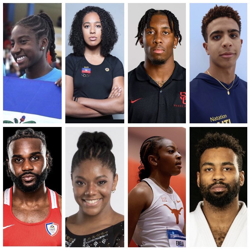 🇭🇹 8 athlètes qualifiés pour les JO Paris pour le moment.