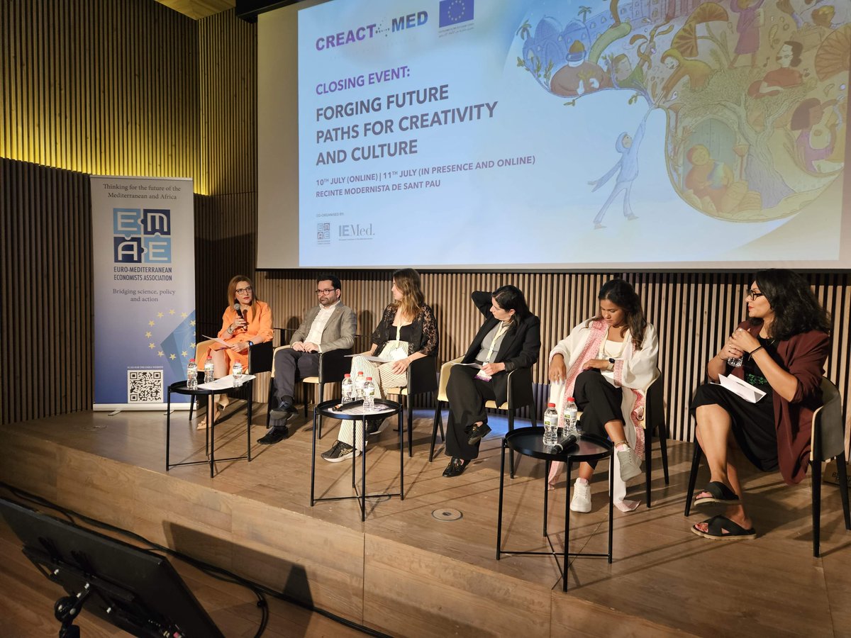Creative Mediterranean - CREACT4MED Project (@creact4med) on Twitter photo #CREACT4MED24 Closing Event Press Conference at <a href="/santpaubcn/">Recinte Modernista de Sant Pau</a> - 11 July 2024
The project partners and beneficiaries explain the impacts and results of <a href="/creact4med/">Creative Mediterranean - CREACT4MED Project</a>, as well as next steps for the cultural and creative industries #CCI in the region. #CREACT4MED24 Closing Event Press Conference at <a href="/santpaubcn/">Recinte Modernista de Sant Pau</a> - 11 July 2024
The project partners and beneficiaries explain the impacts and results of <a href="/creact4med/">Creative Mediterranean - CREACT4MED Project</a>, as well as next steps for the cultural and creative industries #CCI in the region.