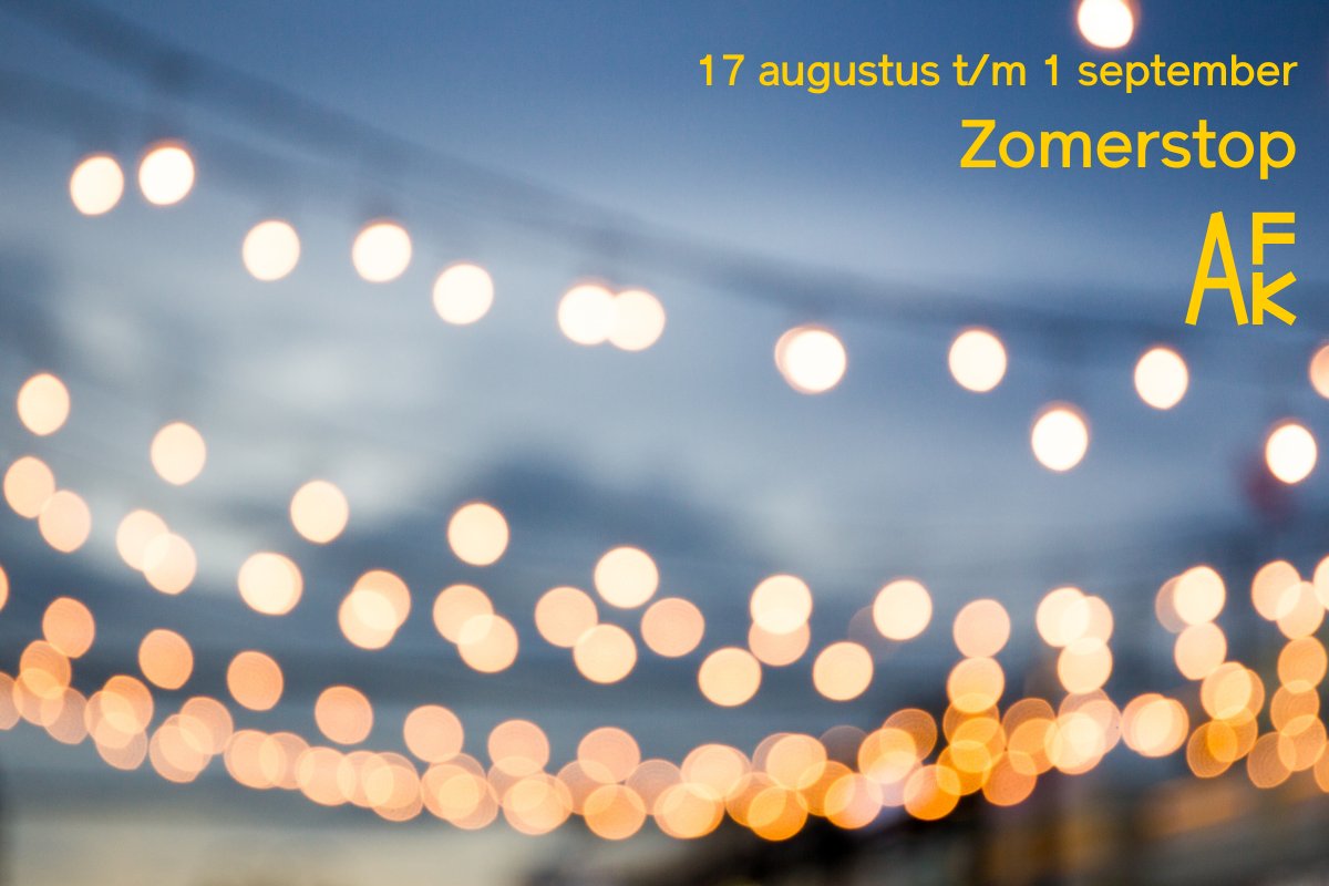 ZOMERSTOP | Vanaf 17 augustus is AFK twee weken dicht voor aanvragen. Vanaf 2 september nemen we weer aanvragen in behandeling. Meer informatie: amsterdamsfondsvoordekunst.nl/over-afk/meer-…
