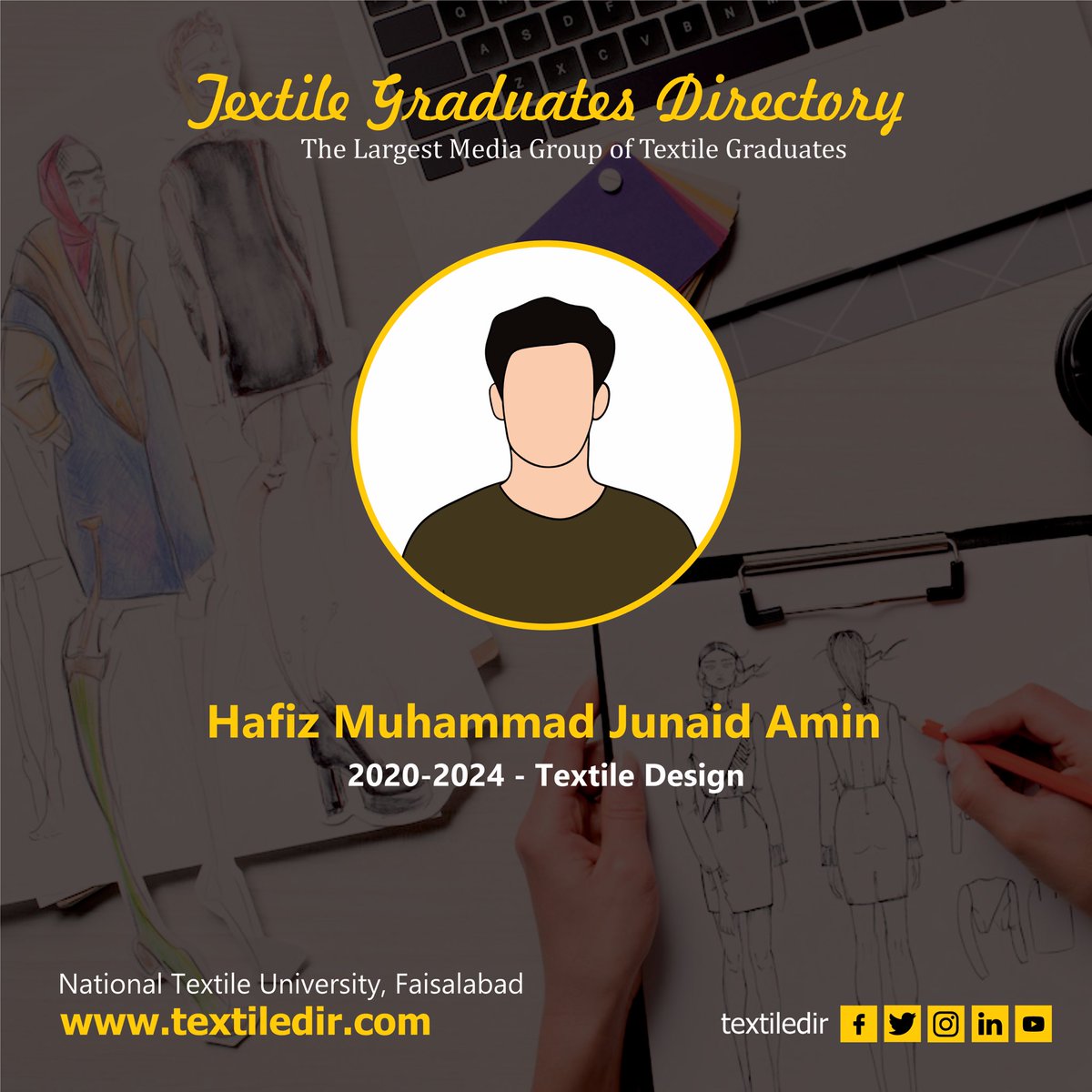Textiledir's tweet photo. Join us in welcoming Mr. Hafiz Muhammad Junaid Amin to https://t.co/dICewdXUlz; the premier online hub for textile enthusiasts and professionals! As the largest digital media platform for textile graduates, we offer engaging content and valuable connections. 

#textiledirectory https://t.co/JXLBrHGgIF